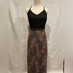 Bailey blue twofer maxi‎ dress